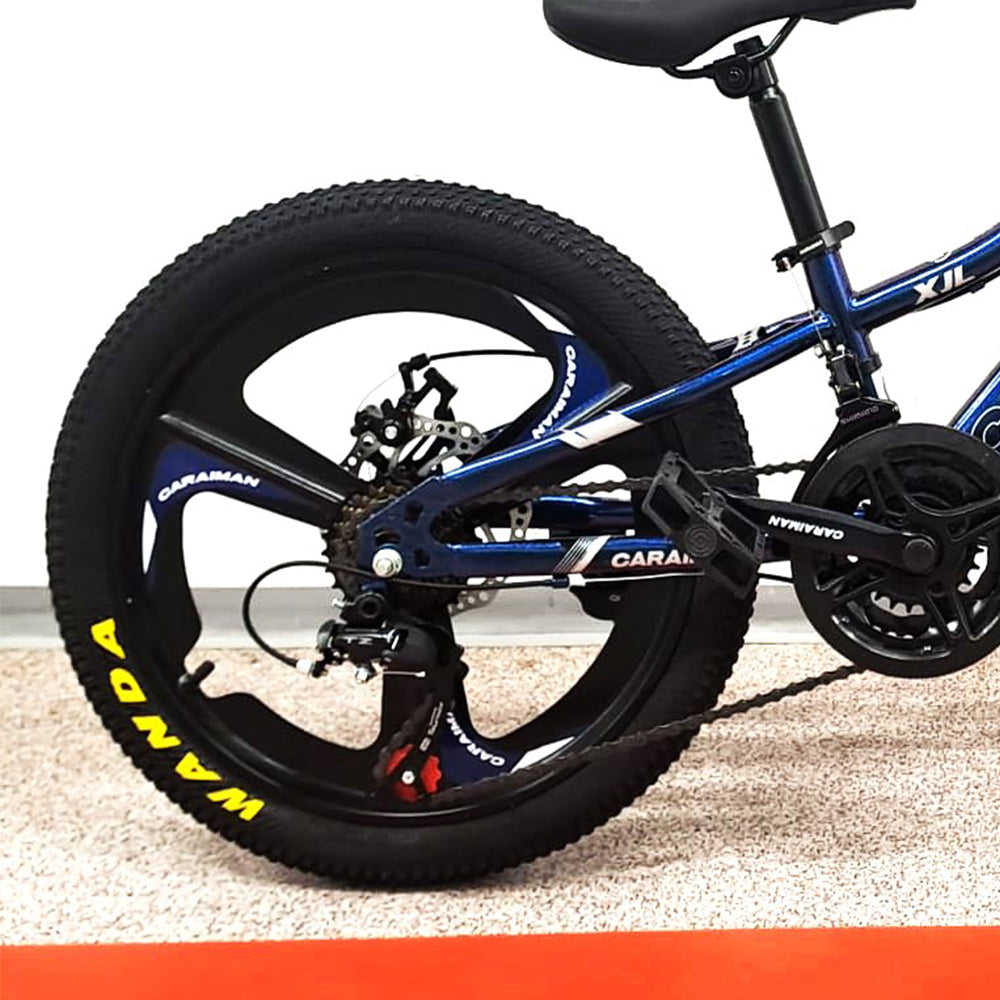 Bicicleta Caraiman 20T-XJL-3, cadru otel, frane pe disc