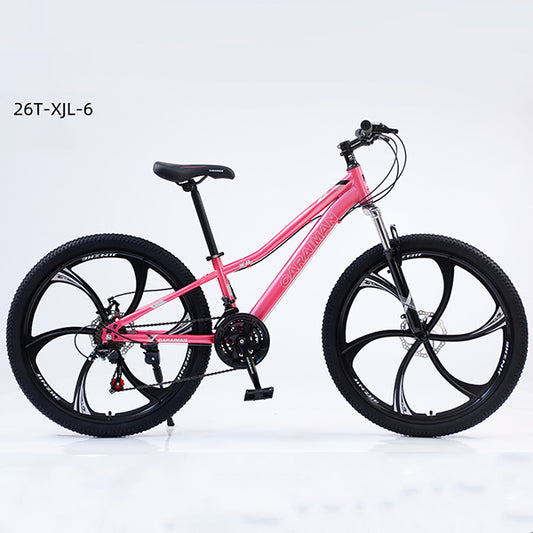 Bicicleta MBT cu Viteze 26T-XJL Caraiman cu jante Aliaj Roz