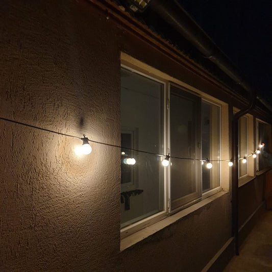 Bec cu glob cu LED-uri 10 buc. Becuri cu glob cu LED G50 Lumini cu zână pentru grădina, curte ,decorare