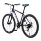 Bicicleta 29-MTB cu jante duble Aluminiu, Albastra