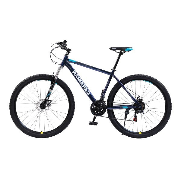 Bicicleta CARAIMAN, Albastru, 24Mld, Cadru Otel, Frane pe Disc