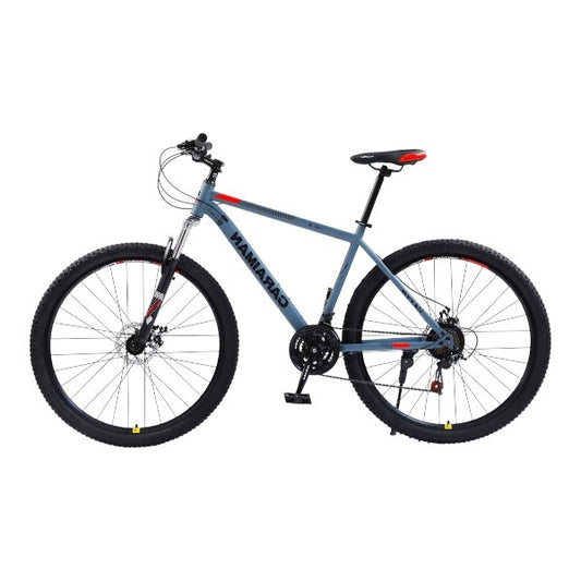 Bicicleta CARAIMAN, Albastru, 24 inch, Cadru Otel, Frane pe Disc