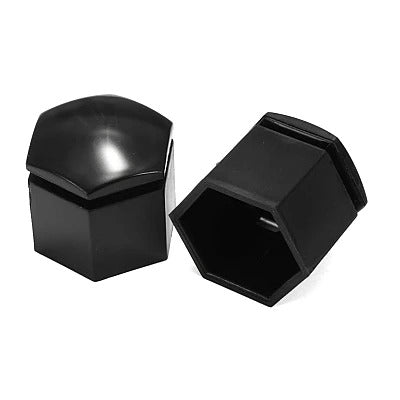 Set 20 capace prezoane 17" NEGRE din Silicon pentru jante