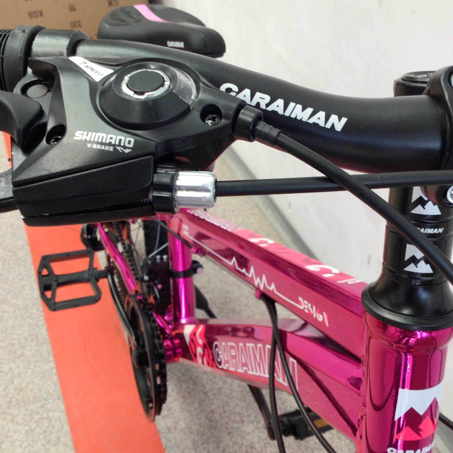 Bicicleta 20-CR cu Jante duble Aluminiu, Roz