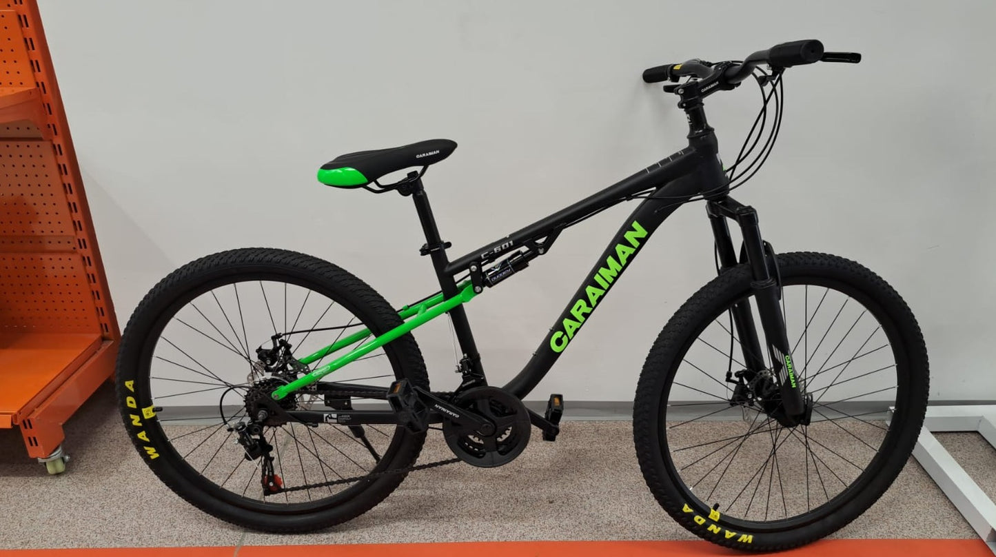 Bicicleta 26 inch full Suspensie, New 2024 Verde